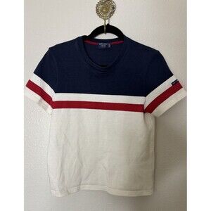 SAINT JAMES ATELIER Men’s  Breton Style Knit Colorblock short-sleeve tee Size 34